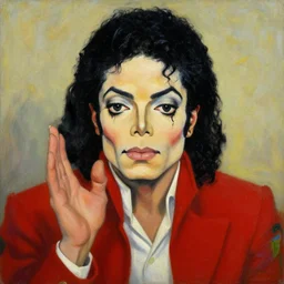 salvador dali painting of michael jackson, oil painting, masterpiece