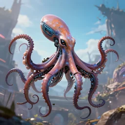 cybernetic octopus from Horizon Zero Dawn