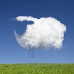sheep shaped cloud