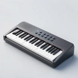 3d render of a midi keyboard, 8k, unreal engine, high octane