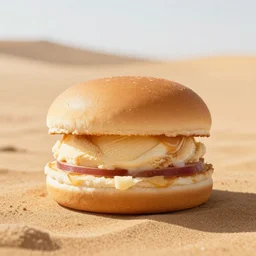 ice cream hamburger sandwich, depth of field, food photography, editorial photography, photography, desert, photoshoot, global illumination, ice cream, 8 k, food network