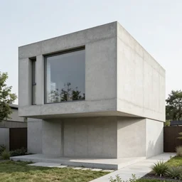 [ windowless ] closed concrete house