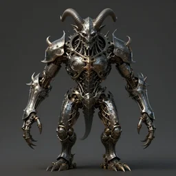 mechanical demon, elden ring, concept art, smooth, sharp focus, beautifully detailed, photorealistic intricate, grimdark, symmetrical, 4 k, trending on artstation by greg rutkowski