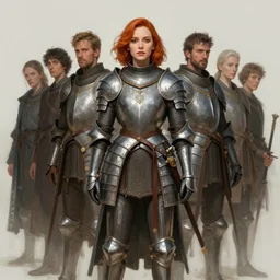 wideangle!! symmetrical!!! facing the camera!!!, portrait shot of christina hendricks wearing mideval armor, intricate, elegant, highly detailed, centered, digital painting, artstation, concept art, smooth, sharp focus, illustration, artgerm, tomasz alen kopera, peter mohrbacher, donato giancola, joseph christian leyendecker, wlop, boris vallejo