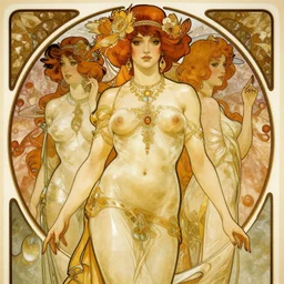 dominatrix tribe, domme, matriarchy, flat light, high detail, smooth, sharp focus, fantasy, hd, by alphonse mucha, by bruce pennington, by wlop
