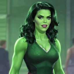 she - hulk not green