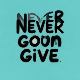 never gonna give, digital art