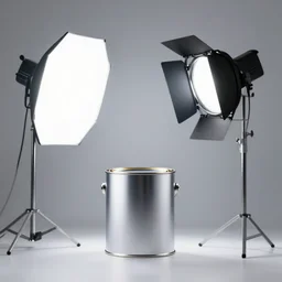 can of paint, modern, professional photography, studio lighting