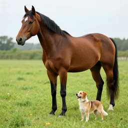 horse and dog, meme