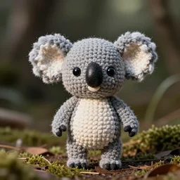 a koala amigurumi