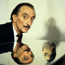 inappropriate reflection by salvador dali, award winning art