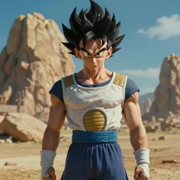 movie still of owen wilson starring as vegeta in the 2 0 2 8 live action dragon ball z movie