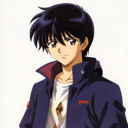 studio gainax illustration of boogiepop, singular character portrait