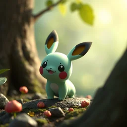 poket cute 🍎🐛, 3 d nature sprites, unreal engine 5, octane render, detailed, cinematografic, cinema 4 d, nvidia ray tracing graphics, artstation, greg rutkowski style