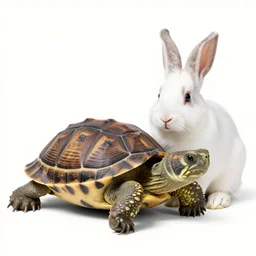 A hybrid of a turtle and a rabbit