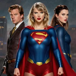 taylor swift as superman in man of steel, by magali villeneuve and william bouguereau, 4 k