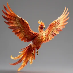 photorealistic photo of a detailed flaming phoenix wings spread 8 k extremely detailed hd hyperrealism unreal engine