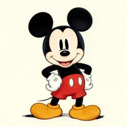 the death of mickey mouse, walt disney original art.