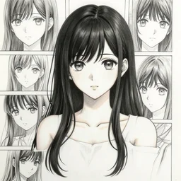 bust portrait of a pretty young anime woman, drawn by WLOP, by Avetetsuya Studios, high detail anime manga panel, trending on artstation