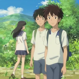 a film still from summer wars ( 2 0 0 9 )