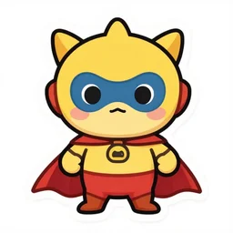 cute miss mascot mysdibule mysdibule mawile super hero sticker art, cronobreaker, beeple game icon