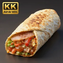 half human half burrito, realistic, 8 k, extremely detailed, cgi, trending on artstation, hyper - realistic render, 4 k hd wallpaper, premium prints available, octane render, award winning, by greg rutkowski