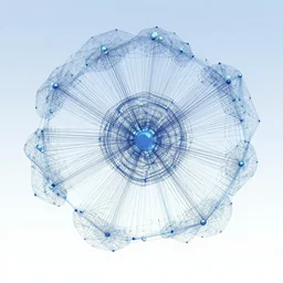 Generative adversarial network. Neural net. Screenshot from an episode of the anime 'Ghost in the shell: Stand Alone Complex' (2003). Produced by 'Production I.G'. Original manga by Masamune Shirow. Art direction by Kazuki Higashiji and Yuusuke Takeda.