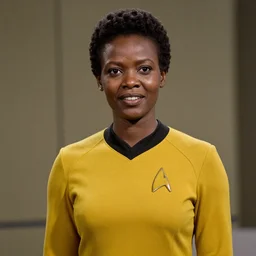 lieutenant uhura from star trek ( 1 9 6 6 ), very kenyan, unmistakably kenyan