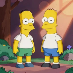 simpsons vivid artstation hd pixar detailed