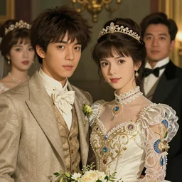 jungkook and taehyung getting married in las vegas, close up shot, soft lighting, warm lights, super detailed, old money clothes, glamour models, painting by sargent and leyendecker, studio ghibli, asymmetrical intricate elegant illustration hearthstone, by greg rutkowski by greg tocchini by craig mullins
