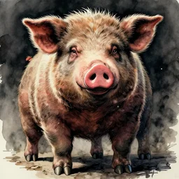 portrait, ManBearPig, watercolor, dramatic lighting, cinematic, establishing shot, extremely high detail, foto realistic, cinematic lighting, pen and ink, intricate line drawings, by Yoshitaka Amano, Ruan Jia, Kentaro Miura, Artgerm, post processed, concept art, artstation, matte painting, style by eddie mendoza, raphael lacoste, alex ross