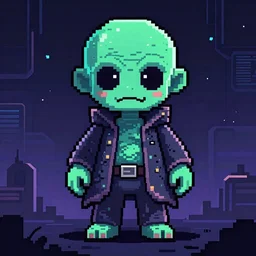 8-bit, Cthulhu, futuristic