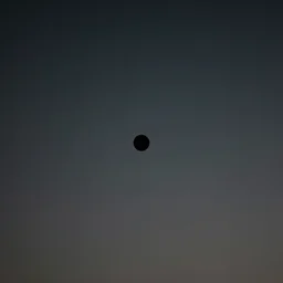a black dot in the sky, dramatic lighting