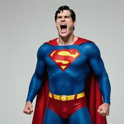 Superman >yelling<<<< screaming!