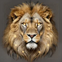 symmetry!! portrait of cyborg lion, glowing lights!! intricate, elegant, highly detailed, digital painting, artstation, concept art, smooth, sharp focus, illustration, art by artgerm and greg rutkowski and alphonse mucha