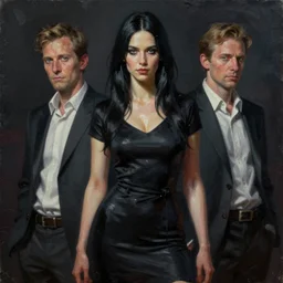 jasmine, post punk, oil painting, darkness, paint texture, digital painting, highly detailed, artstation, sharp focus, illustration, concept art, ruan jia, charlie bowater, tom bagshaw, norman rockwell