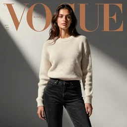vogue kenya women's fashion beauty celebrity magazine, miu miu, prada, cashmere jumper, black jeans, ilya kuvshinov, digital art illustration, john singer sargent, impressionist oil painting, trending on artstation, eating tomato, intricate
