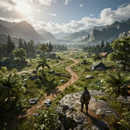 RDR2 Terrain, ultra detail, high quality, cinematic, ultra high detail, super quality, 8k