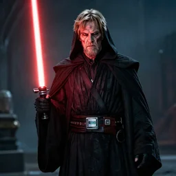beto o'rourke as a sith lord, star wars, horror