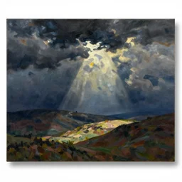 a painting by leonid afremov by johannes itten by kenny scharf