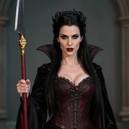 photograph of a real - life beautiful vampire queen warrior. extremely detailed. dslr. standard lens. 8 5 mm.