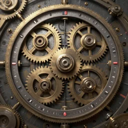 the inner working of the gears ⚙ of universal time, trending on artstation