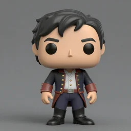 jose rizal as a pop funko, 3 d octane render,
