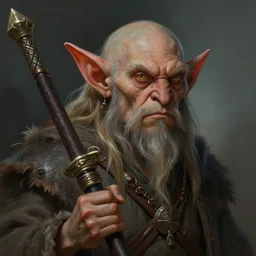 a detailed portrait of a goblin shaman, by victo ngai and greg rutkowski, digital art, realistic painting, very detailed, fantasy, dnd, volumetric lighting, trending on artstation