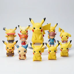 pokemon toy vinyl figurine collection, super wide shot, trending on artstationhq