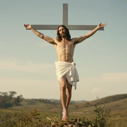 t - posing jesus christ