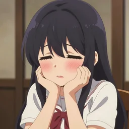 isekai extremely cute manga anime girl sad blushing in a den, simplified smooth stylized digitally inked drawing, depth focus, rankings pixiv, artstation, imaginefx, gnomon chromatic aberration, noise, soft lighting, srgb, 4 k, cinematic rembrant kuvshinov ross tran craig mullins leyendecker wlop guweiz