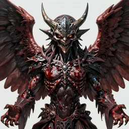 4K headshot of mothman with defined arms and open hands and bloody clothes with giant wings , intricate face , flawless anime cel animation by Kentaro Miura,psychedelic , highly detailed upper body , professionally post-processed , beautiful, scary, symmetry accurate features, epic, octane rendered, anime masterpiece, accurate