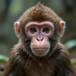 very beautiful portrait of an extremely cute and adorable monkey, smooth, perfect face, fantasy, character design by mark ryden and pixar and hayao miyazaki, sharp focus, concept art, intricate detail, cinematic lighting, hyperrealistic, 5 0 mm, diorama macro photography, 8 k, nature background