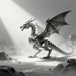 dragon slayer concept art, beksinski